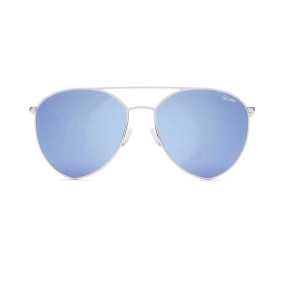 QUAY INDIO SUNGLASSES | Silver/Blue - Picture 4 of 5